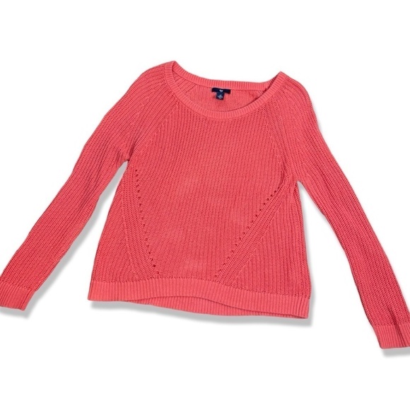 ⭐️GAP Coral Color Knit Pullover Sweater - Picture 1 of 4